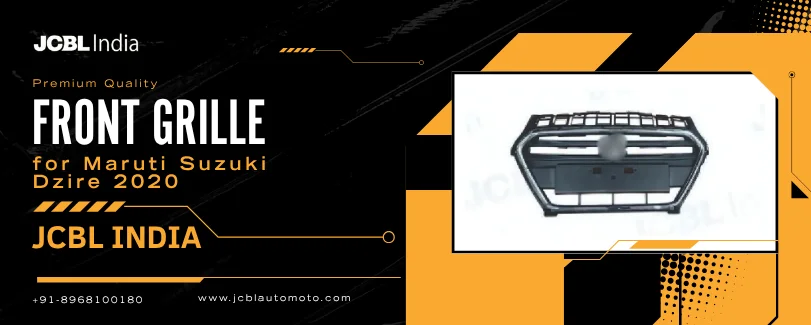 Banner for JCBL India Front Grille for Maruti Suzuki Dzire 2020.