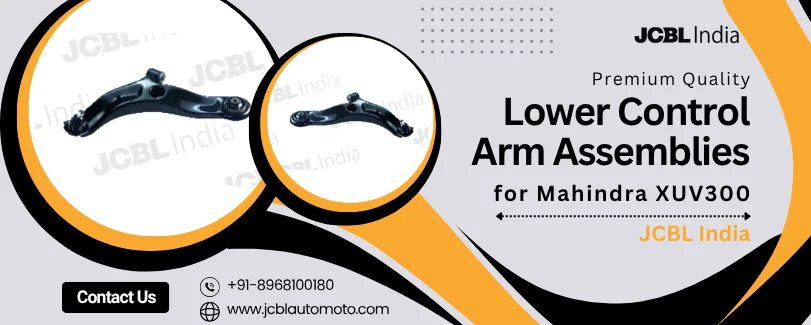 Banner for Mahindra XUV300 lower control arm assemblies.