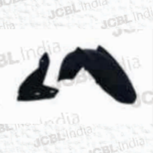 FRONT MUDGUARD ABS FIT FOR APACHE 2018 (SET OF 3) SPORTS RED - JC-418-MC