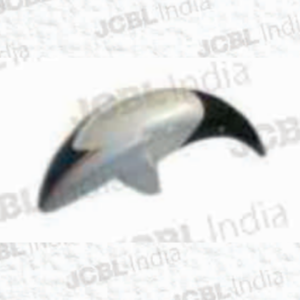 FRONT MUDGUARD ABS FIT FOR APACHE RTR 160 (TYPE-2) PEARL WHITE - JC-411-MC