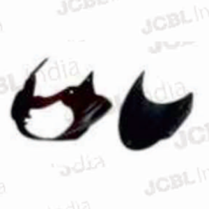 HEAD LIGHT VISOR W_G FIT FOR DISCOVER135 CC DIGITAL METER FLAME RED