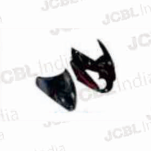 HEAD LIGHT VISOR W_G FIT FOR PULSAR 150_180CC UG - 7 BLACK _ RED