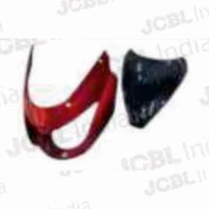 HEAD LIGHT VISOR W_G FIT FOR PULSAR DTSI N_M RED FLAME RED