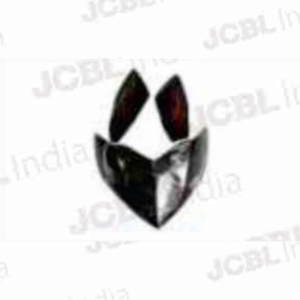 HEAD LIGHT VISOR W_G FIT FOR PULSAR135 CC UG - 3 BLACK _ RED