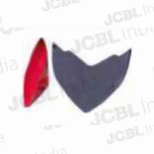 HEAD LIGHT VISOR W_G FIT FOR PULSAR135CC W_G RED FLAME RED