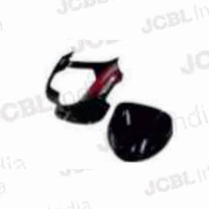 HEAD LIGHT VISOR W_G FIT FOR VICTOR GLX (RED STK) BLACK