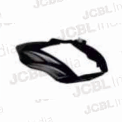 HEAD LIGHT VISOR W_G FIT FOR VICTOR N_M T-2 (SILVER STK) W_O GLASS BLACK
