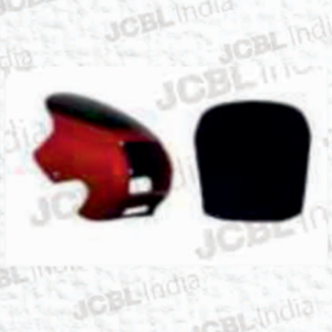 HEADLIGHT VISOR FIT FOR CD DIX O_M (SPLENDOR TYPE) RED CANDY BLAZING RED - JC-824-MC