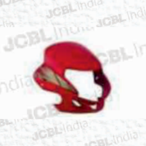 HEADLIGHT VISOR FIT FOR HF - DELUXE TYPE - 3 RED CANDY BLAZING RED - JC-845-MC