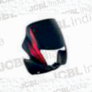 HEADLIGHT VISOR FIT FOR PASSION PLUS N_M (RED STK) BLACK - JC-752-MC