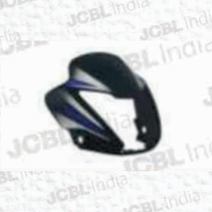 HEADLIGHT VISOR FIT FOR SPLENDOR NXG LATEST (NEW GRAP HIC) (BLUE STK) BLACK - JC-677-MC