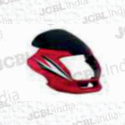 HEADLIGHT VISOR FIT FOR SUPER SPLENDOR LATEST (TYPE-3) CANDY BLAZING RED - JC-710-MC