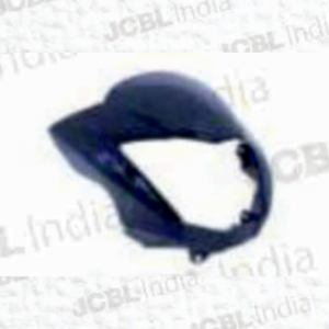 HEADLIGHT VISOR FIT FOR W_G GLAMOUR LATEST N_M (TYPE -4) (BLUE STK) BLACK - JC-804-MC