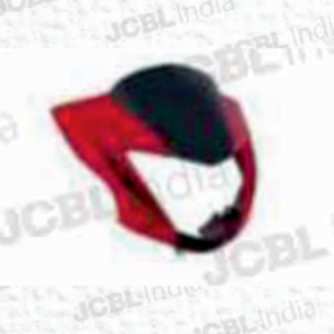HEADLIGHT VISOR FIT FOR W_G GLAMOUR LATEST N_M (TYPE-4) RED BLACK - JC-807-MC