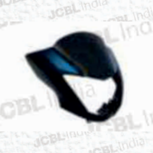 HEADLIGHT VISOR FIT FOR W_G GLAMOUR LATEST N_M (TYPE -5) (BLUE STK) BLACK - JC-809-MC