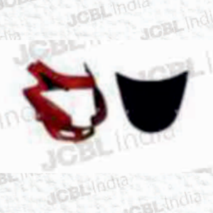 HEADLIGHT VISOR FIT FOR W_G GLAMOUR N_M BLACK SPORTS RED - JC-796-MC