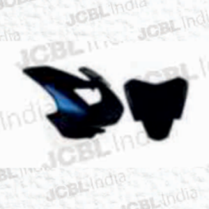 HEADLIGHT VISOR W_G FIT FOR STAR CVTI110 CC (HORSE TYPE) (BLUE STK) BLACK
