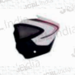 SIDE PANEL SET FIT FOR CB SHINE DX WITH MATTE GARNISH FINISH PEARL AMAZING WHITE — JC-1814-MC