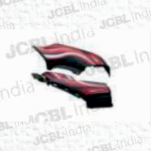 SIDE PANEL SET FIT FOR PASSION X PRO BLACK COL. FOR BLACK BIKE (RED STK) BLACK - JC-1688-MC