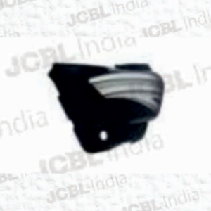 SIDE PANEL SET FIT FOR SPLENDOR PRO (NEW GRAPHICS) BLACK (SILVER STK) - JC-1555-MC