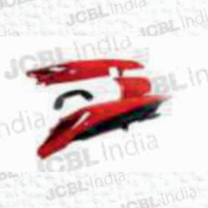 TAIL PANEL (SET OF 4 FIT FOR GLAMOUR LATEST N_M (TYPE-4) S. RED FOR BLACK BIKE - JC-2277